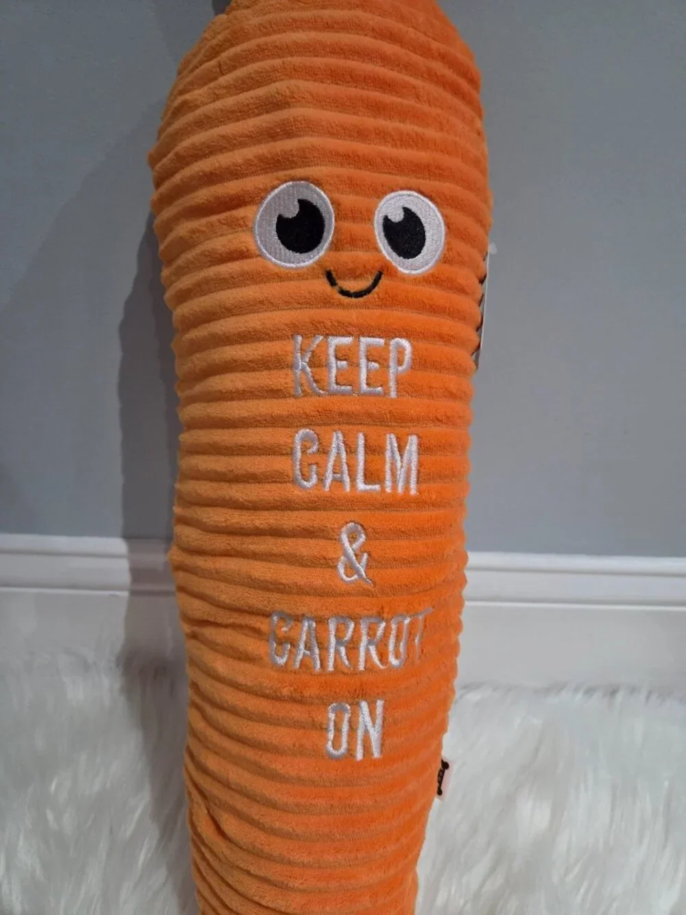 Woof Jumbo Carrot Dog Toy
